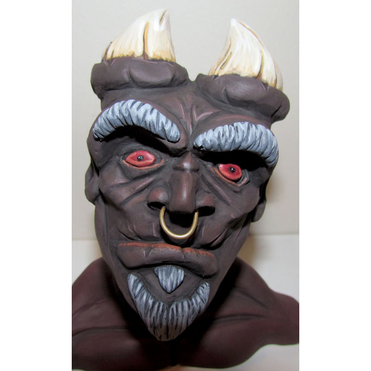 "Old Scratch" resin bust by Small Angry Monster (Adam Pratt)