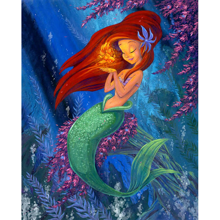 Ariel's Golden Wish Mermaid Wish (2014) by Martin Hsu