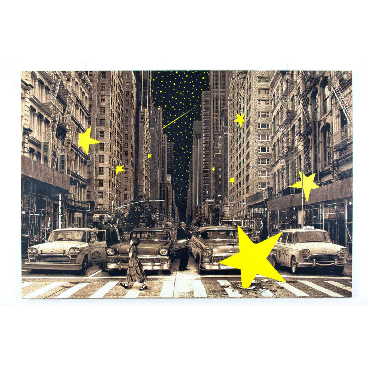 "When You Wish Upon A Star - NY" Sepia