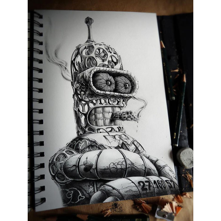 "Serial No.2716057" - Original by PEZ (Pierre Yves Riveau)