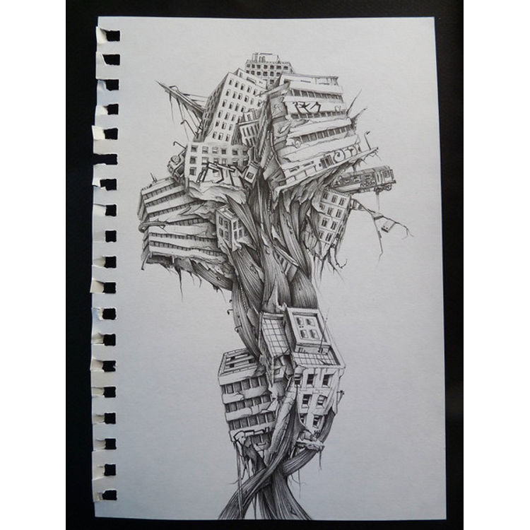 (s)TREE(t) - SIGNED ORIGINAL by PEZ (Pierre Yves Riveau)