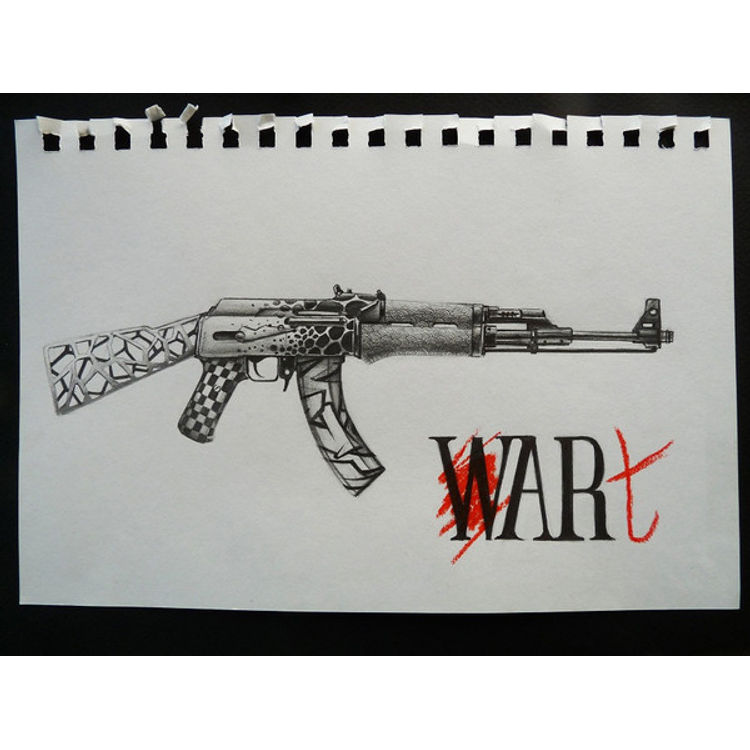 WARt - SIGNED ORIGINAL by PEZ (Pierre Yves Riveau)