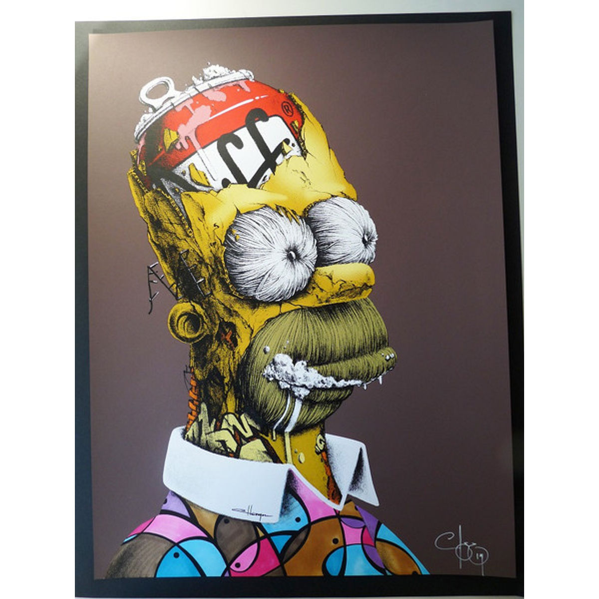 "D'Oh!" Hand Finished 09