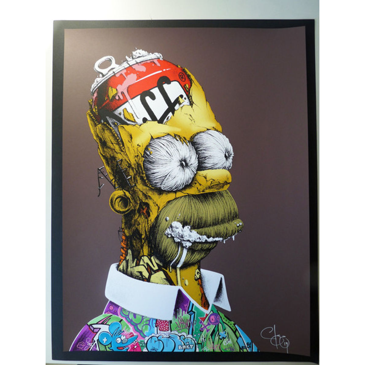 "D'Oh!" Hand Finished 06