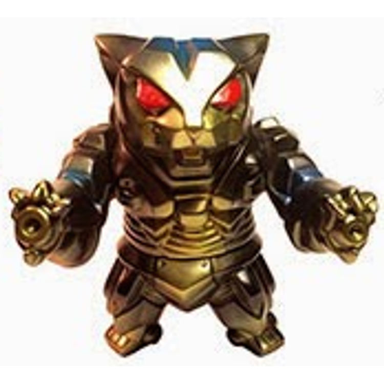 Mini Mecha Nekoron MK3 (Gold Rub edition) - SDCC 2014 by Mark Nagata