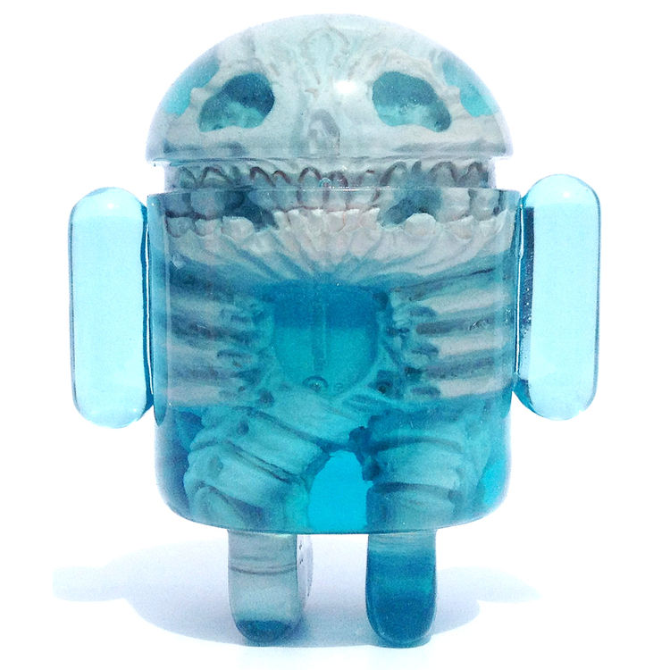 Infected Android - Blue by Scott Wilkowski