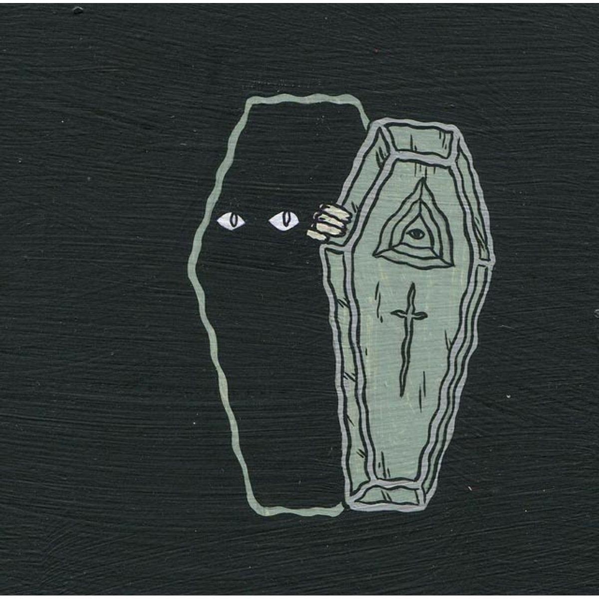Eyes in Coffin