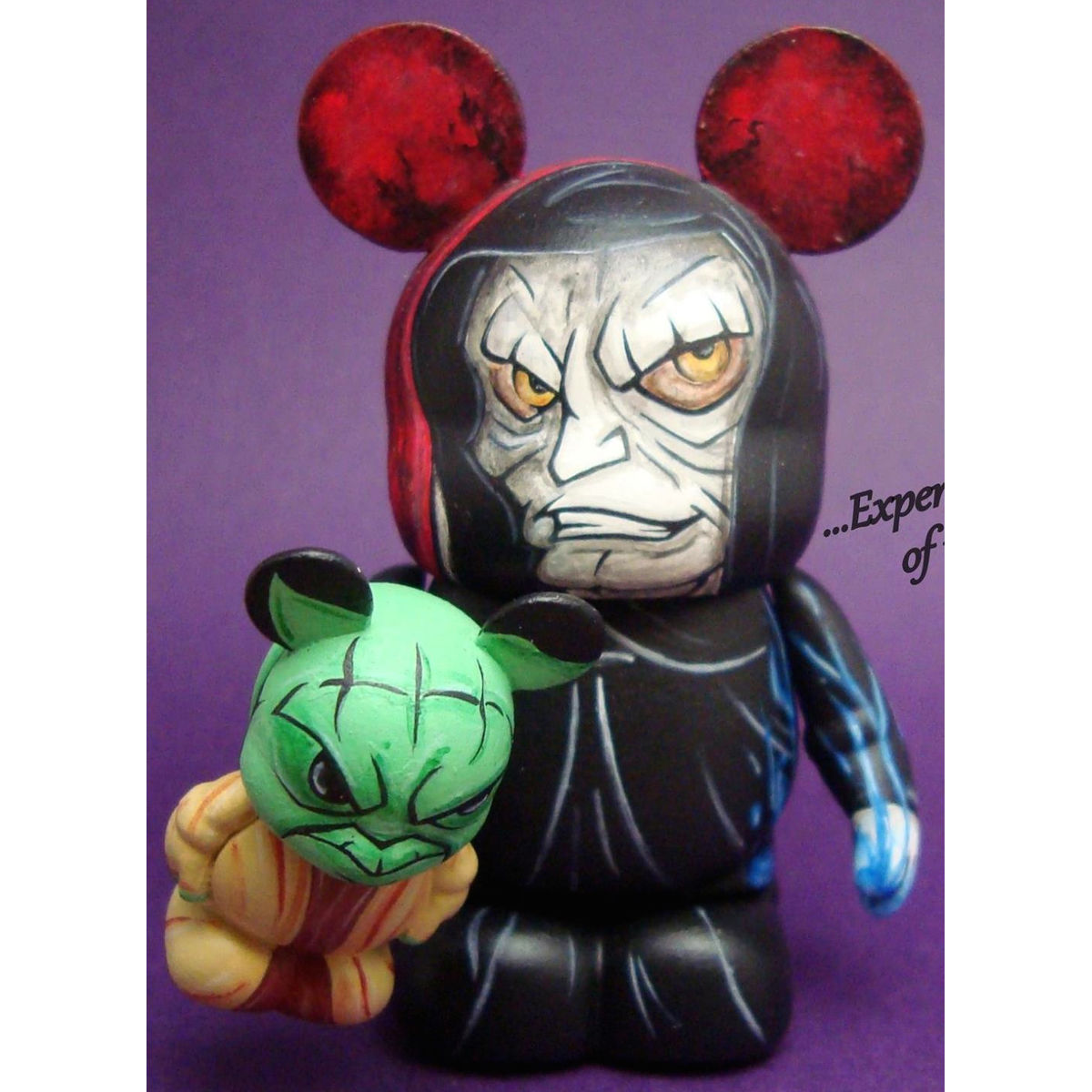 Dark and light Darth Sidious vs Yoda