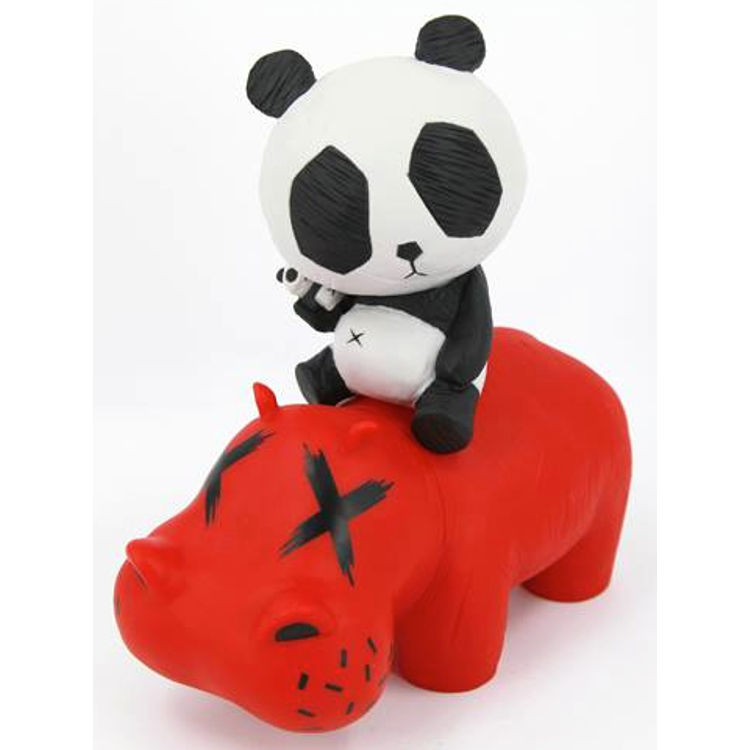 Cacooca Panda - Red Hippo by Cacooca