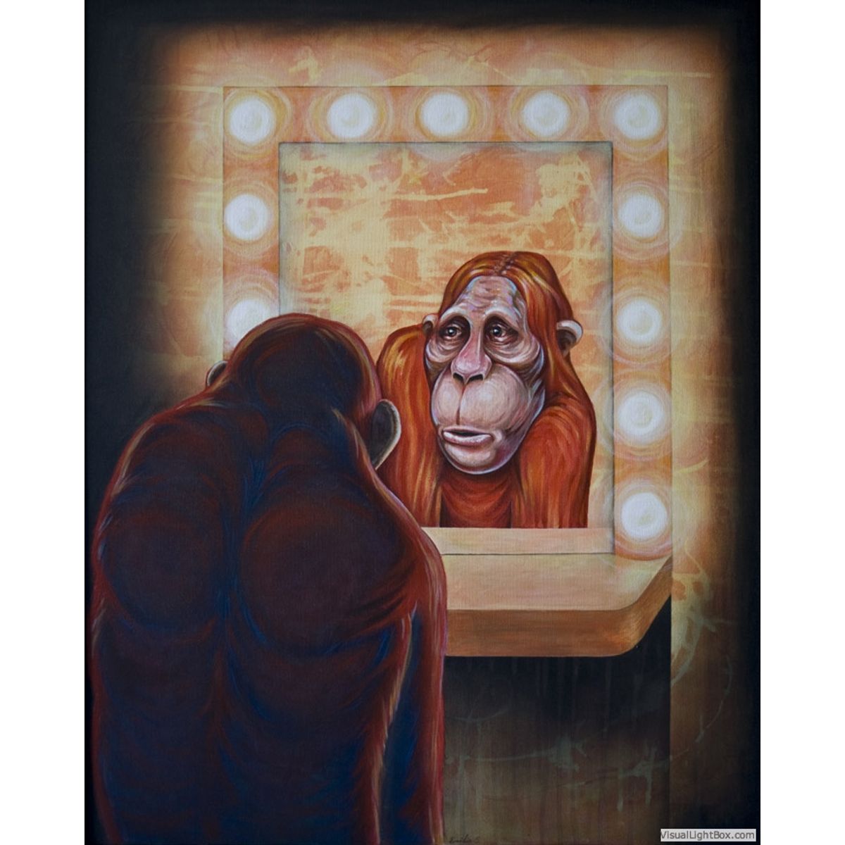 El mono en el espejo