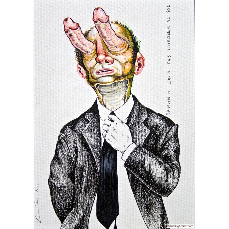 Demonio saca tus cuernos al sol by Emilio Subirá