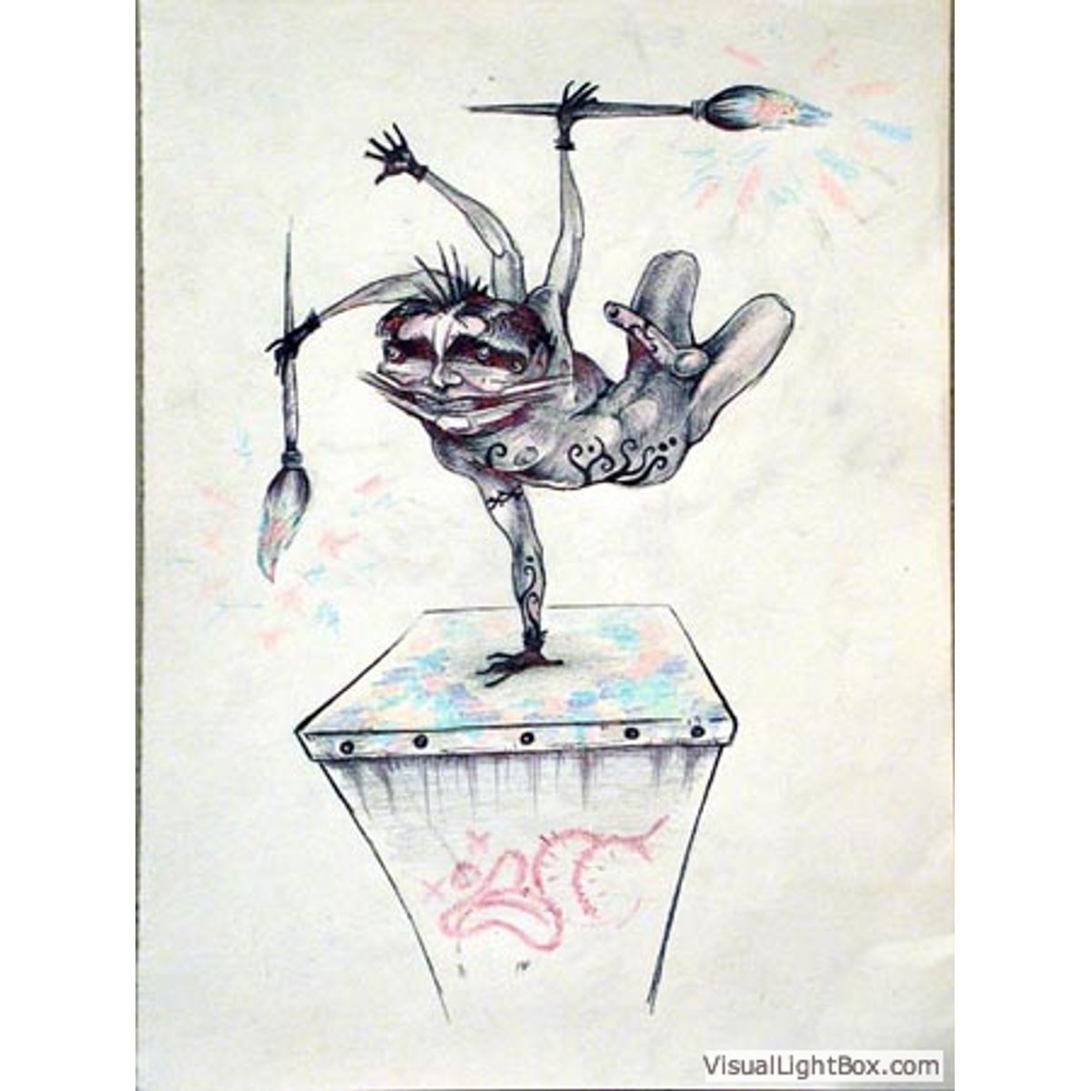 El malabarista idiota