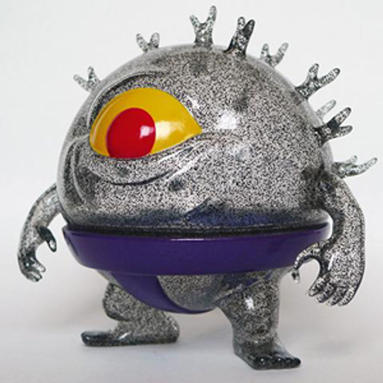 Sumo Yokai - clear black lamé by Mizuki Shigeru