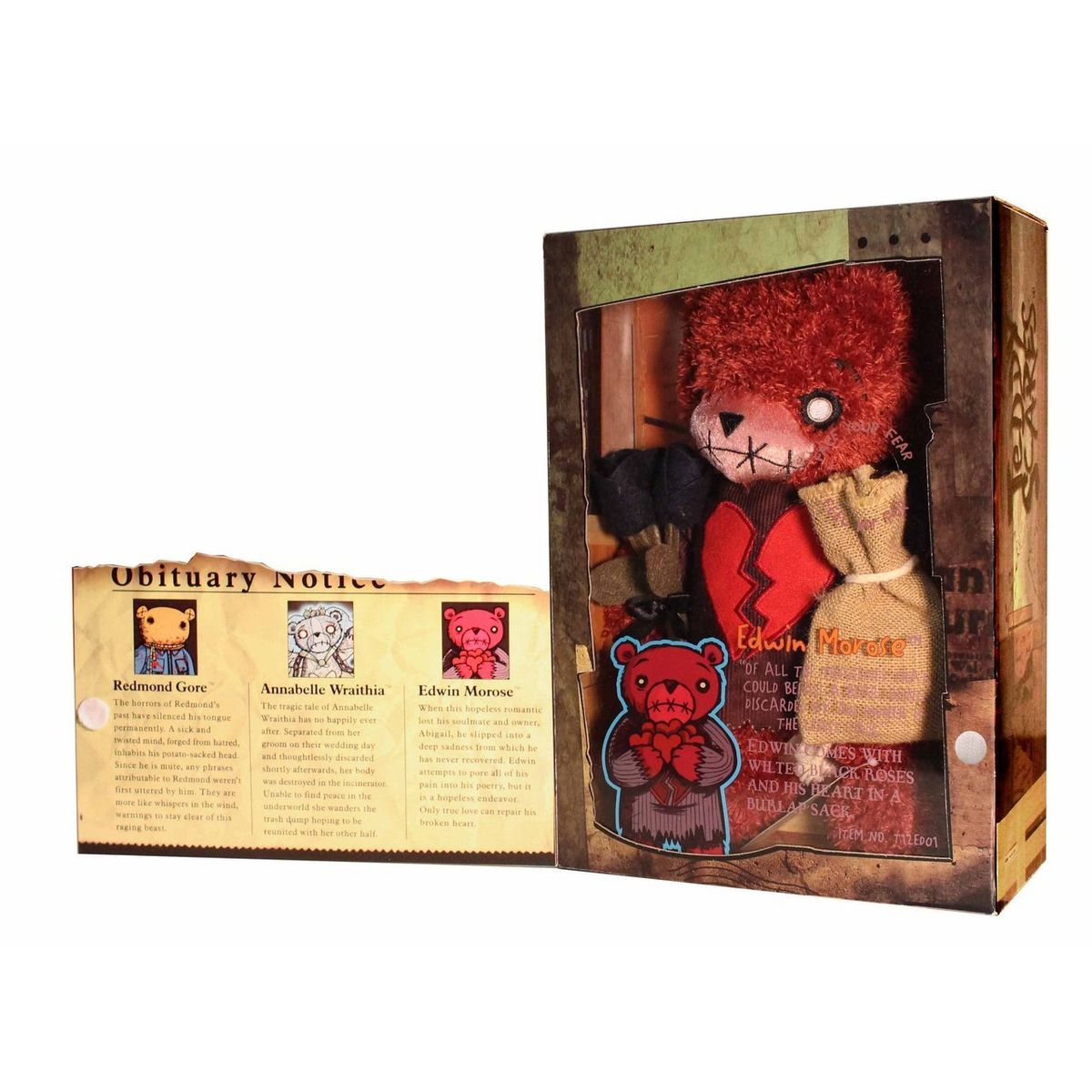 EDWIN MOROSE - LIMITED COLLECTORS EDITION 12IN TEDDY SCARES