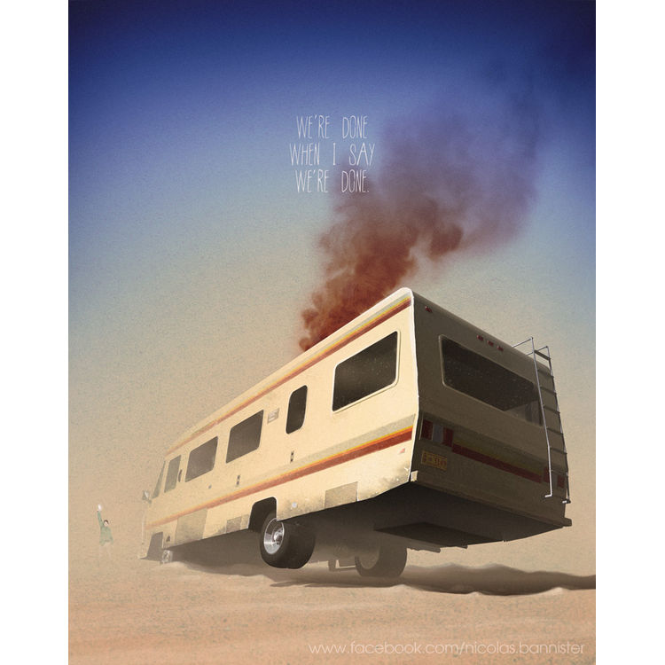 Car Series 3 - Breaking Bad by Nicolas Bannister