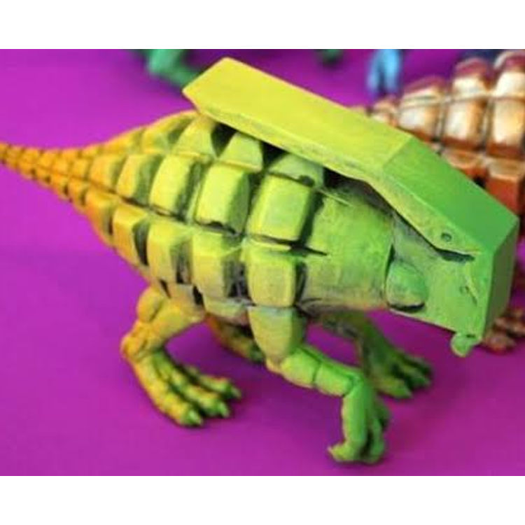 Dinogrenade - Hand Painted by Ron English