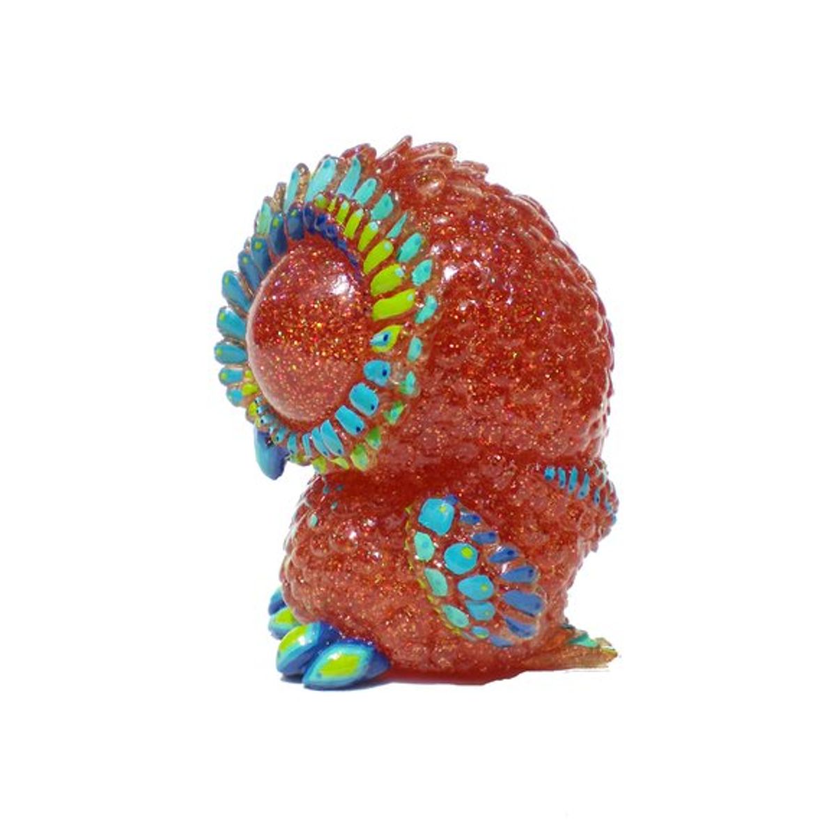 Baby Owl - Topaz Glitter