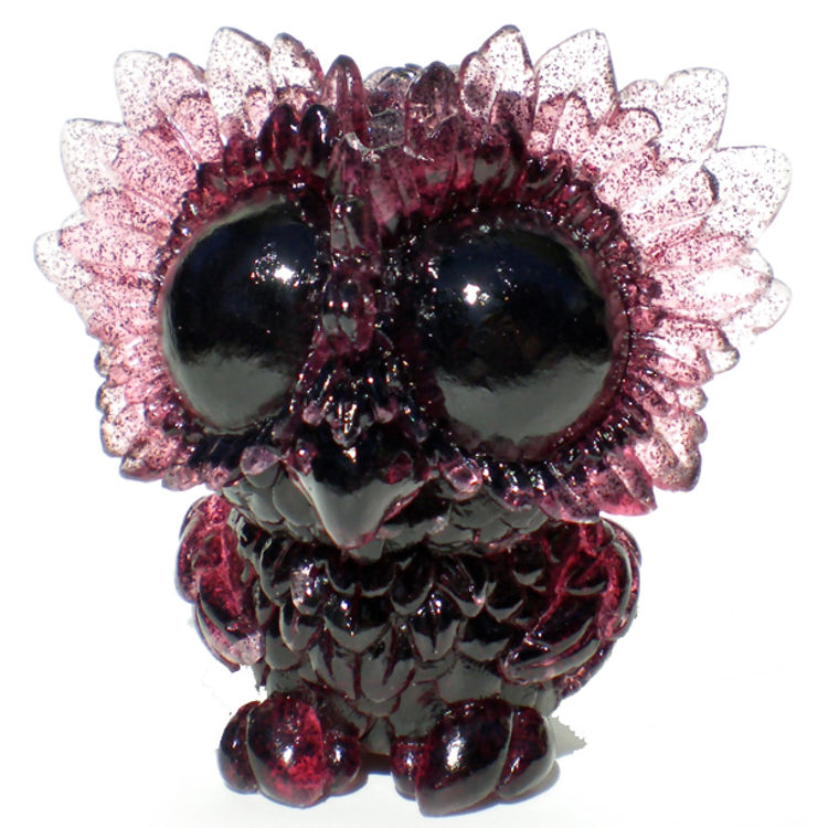 Glitter Medee Owl - Wine Red by SeriouslySillyK (Kathleen Voigt)