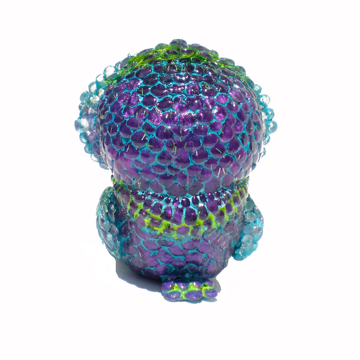 Baby Owl - Clear Glitter/Pearly Purple