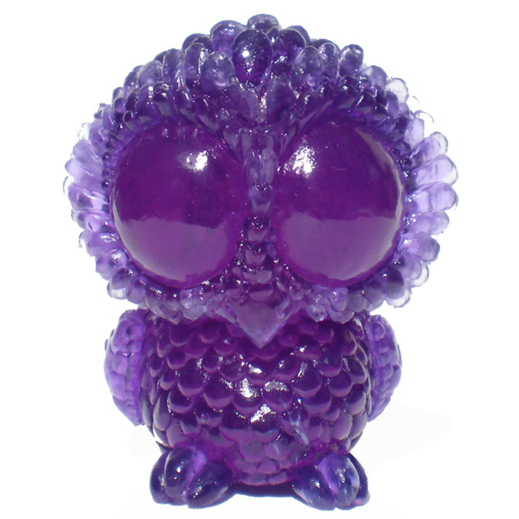 Baby Owl - Clear Purple by SeriouslySillyK (Kathleen Voigt)