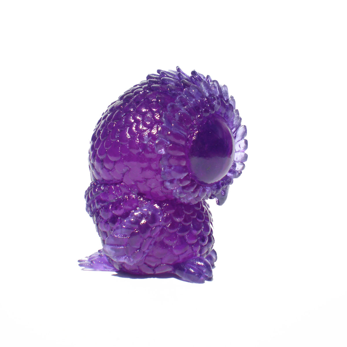 Baby Owl - Clear Purple