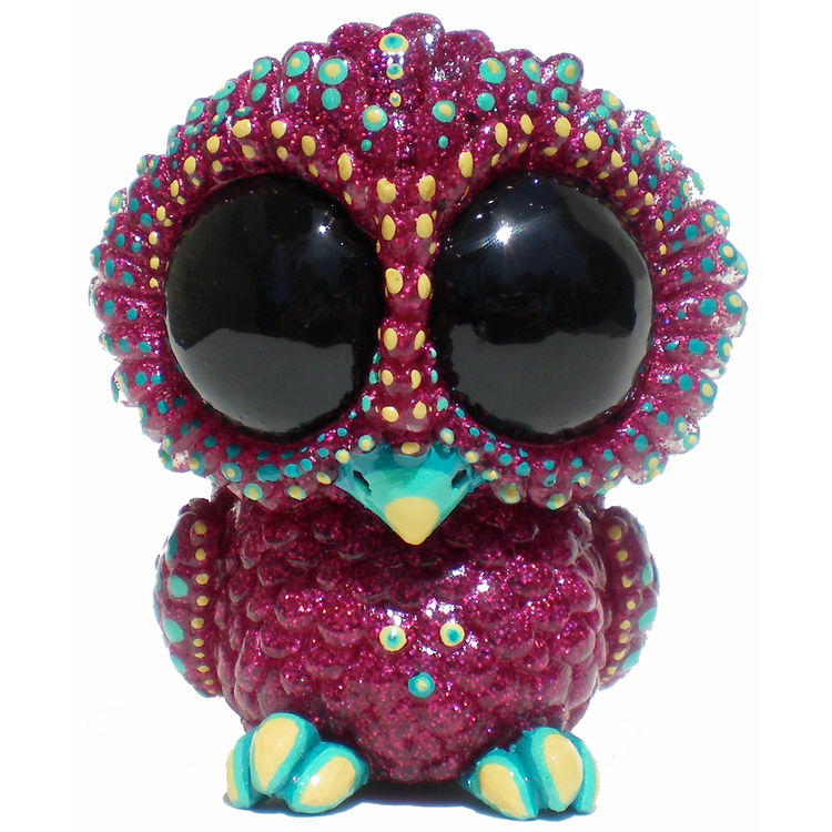 Baby Owl - Volcano Glitter by SeriouslySillyK (Kathleen Voigt)