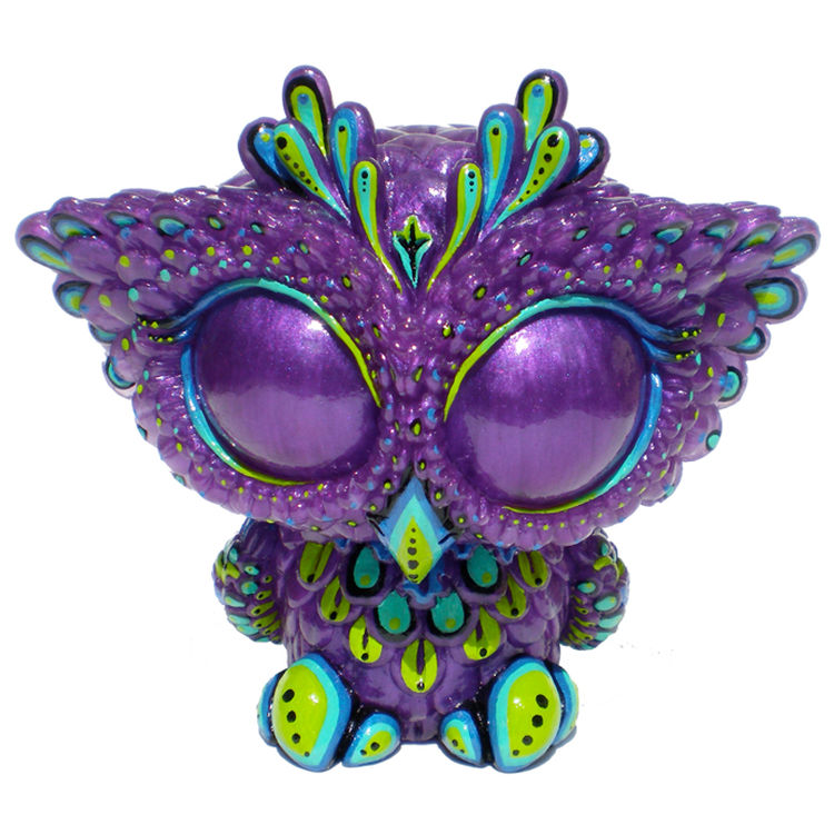 Biggy Owl - Pearly Purple by SeriouslySillyK (Kathleen Voigt)