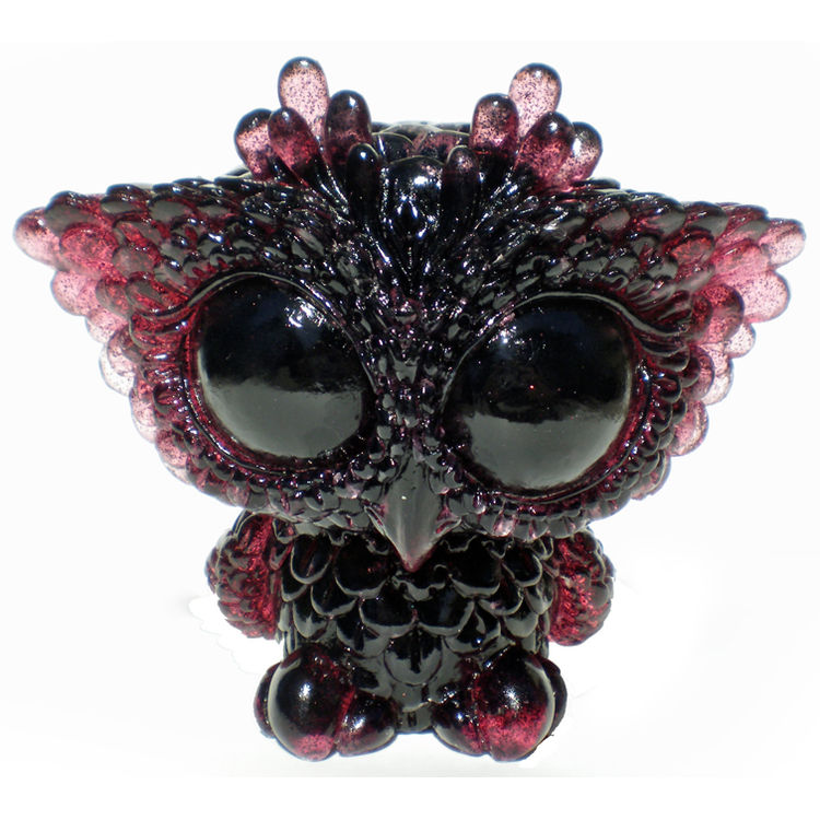 Glitter Biggy Owl - Wine Red by SeriouslySillyK (Kathleen Voigt)