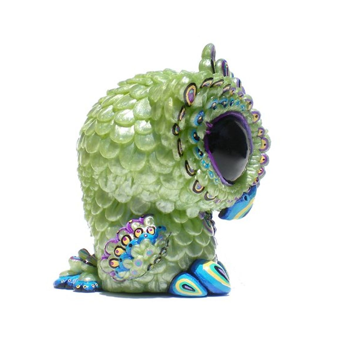 Biggy Owl - Pale Pearl Green