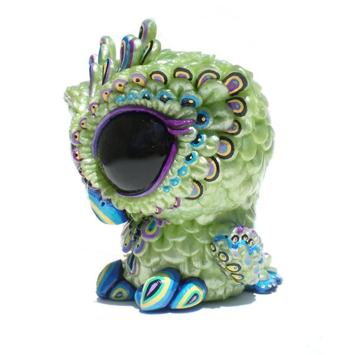 Biggy Owl - Pale Pearl Green