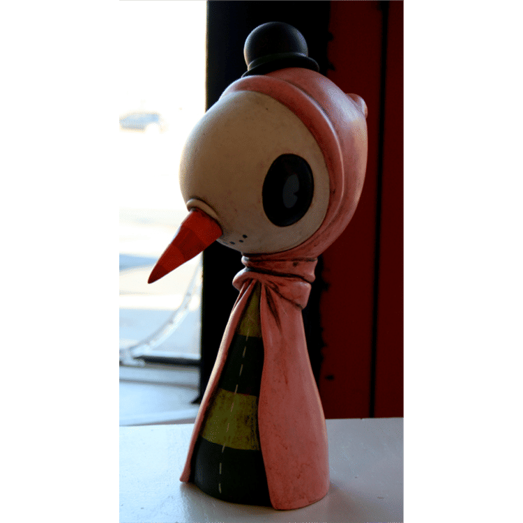 Pink Snow Greeter by Brandt Peters