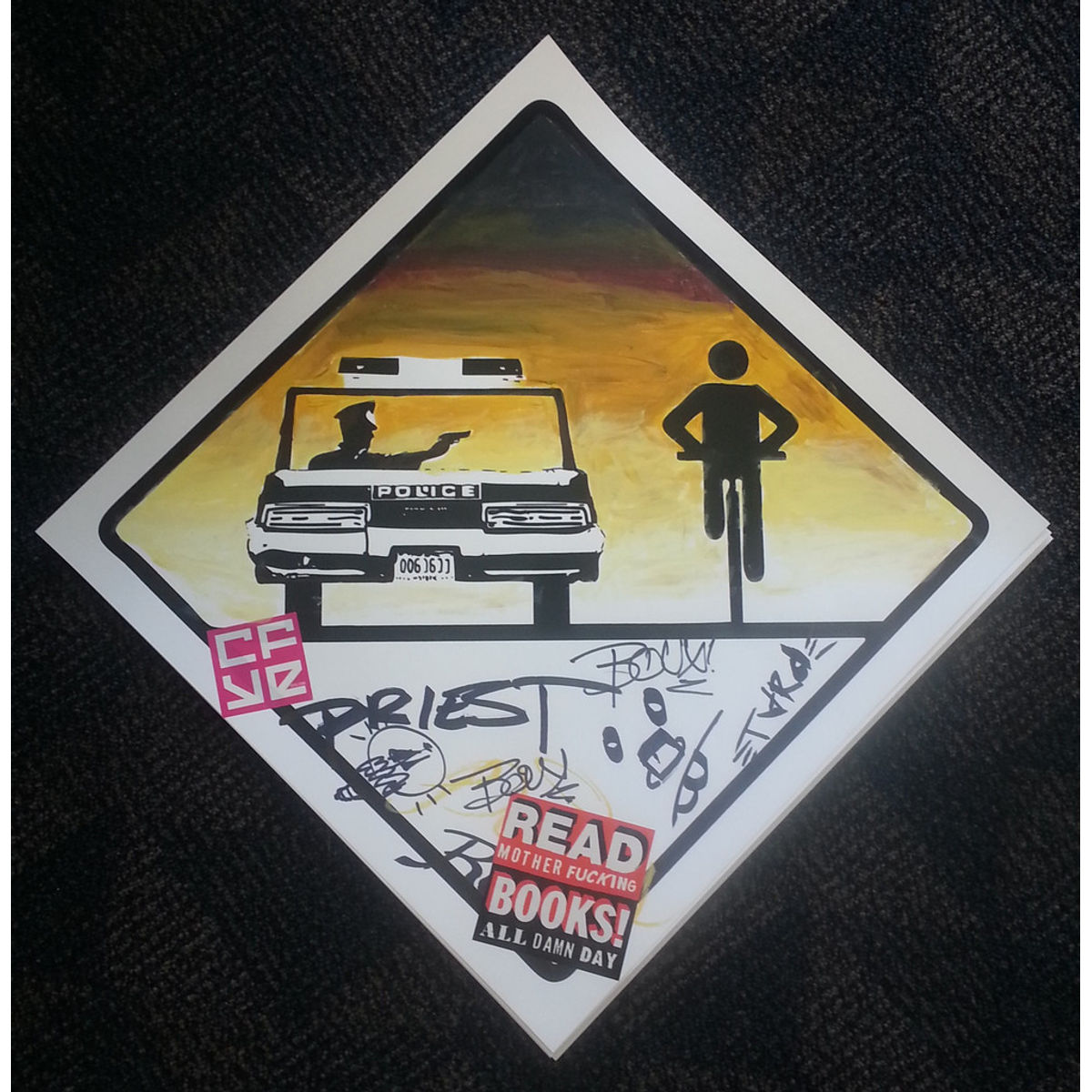 "Cycle of Violence" - Hand Finished 03