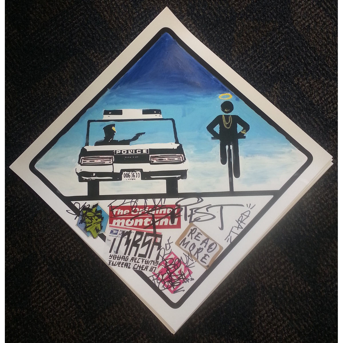 "Cycle of Violence" - Hand Finished 04