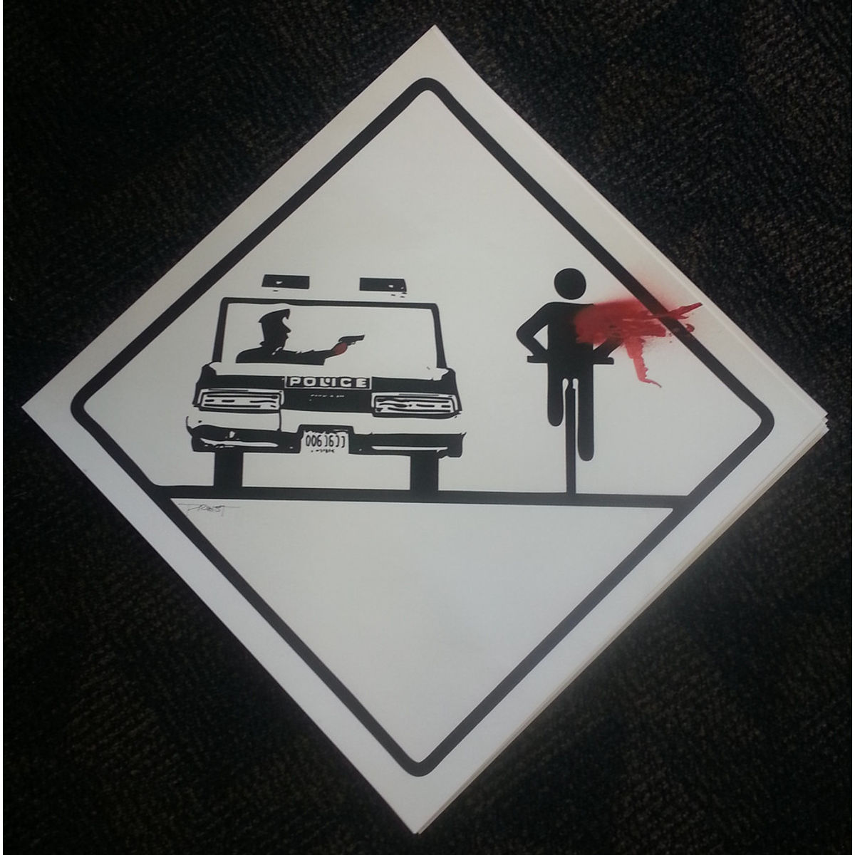 "Cycle of Violence" - Hand Finished 07