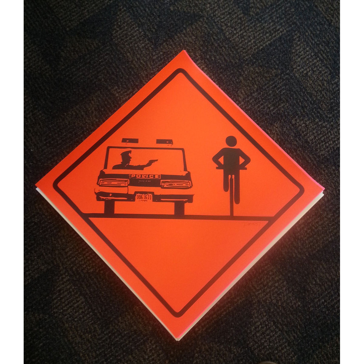 "Cycle of Violence" - Orange