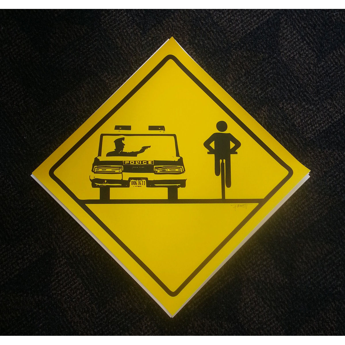 "Cycle of Violence" - Yellow