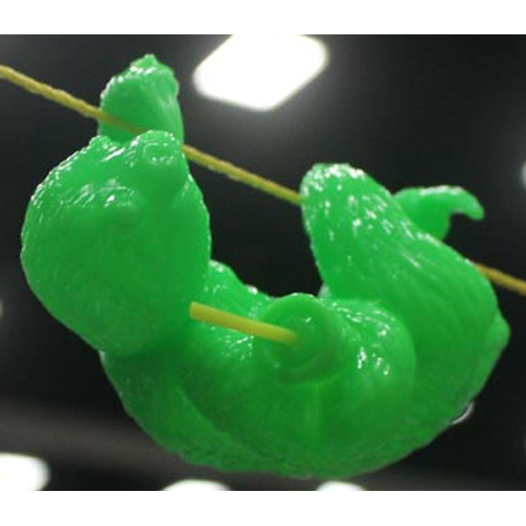 Sloth n Moth -  neon green by Bwana Spoons