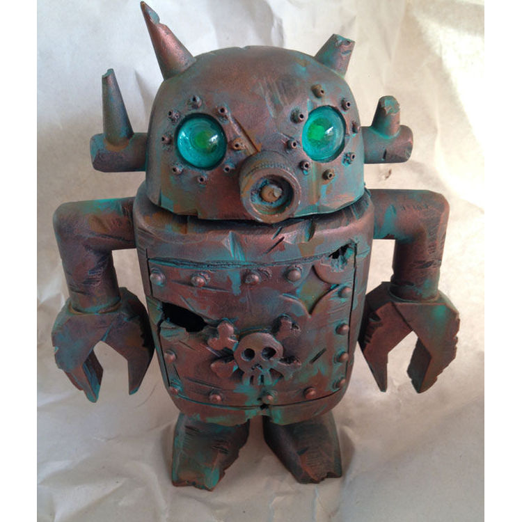 Custom Big Boss Robot Figure - cop by DrilOne