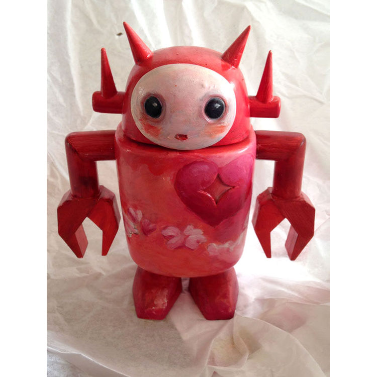 Custom Big Boss Robot Figure by Mari Inukai