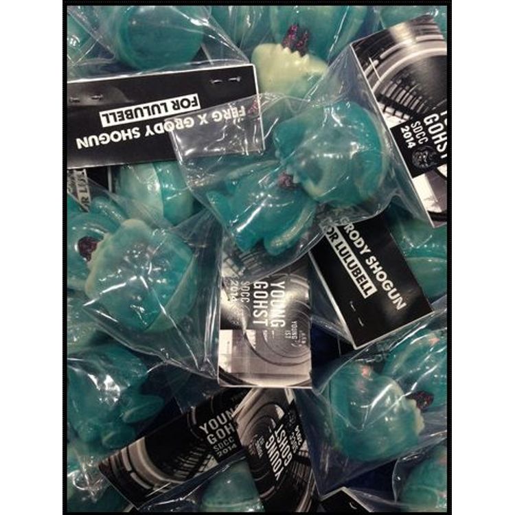SDCC Grody Marbled Blue/GID Young Gohst by Grody Shogun