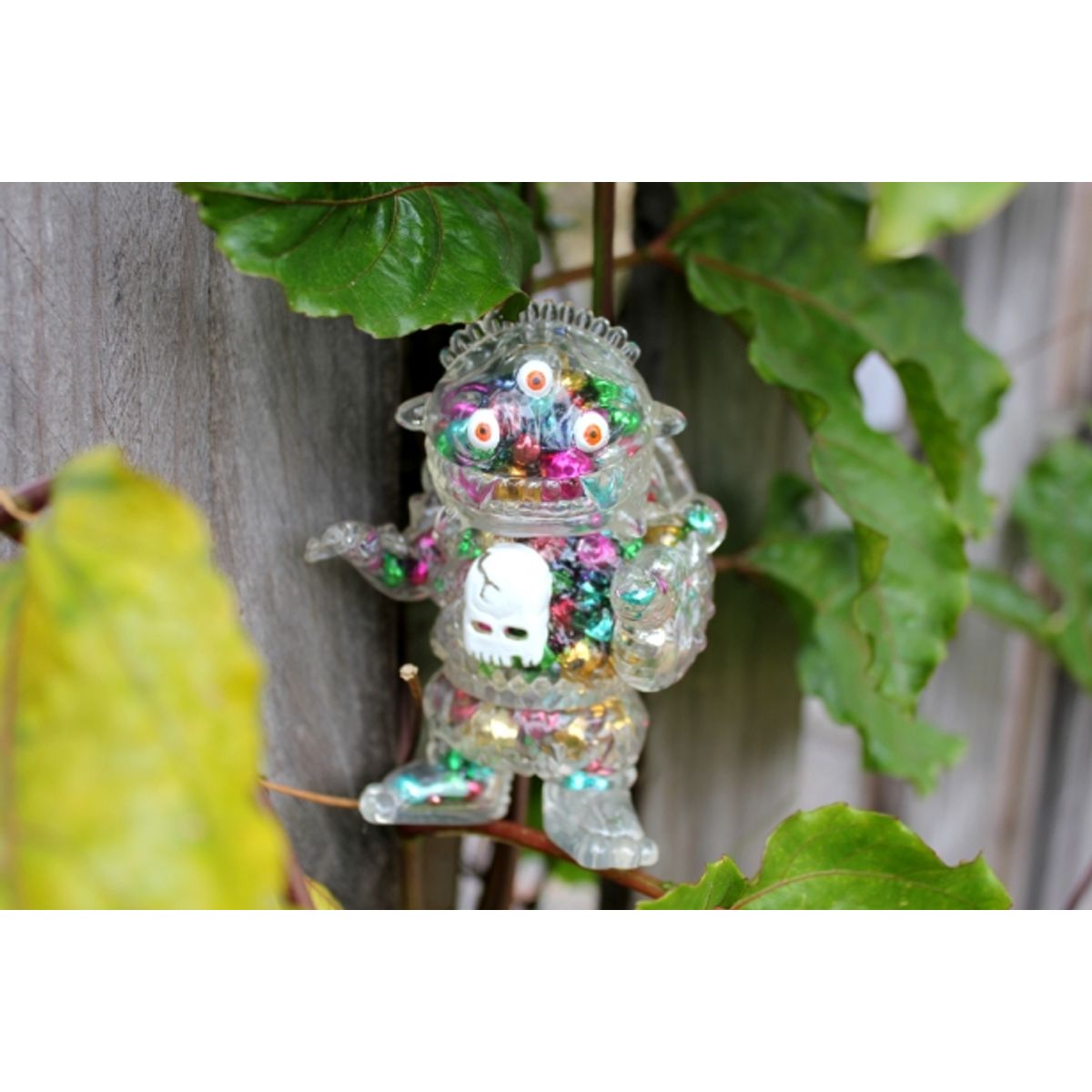 Crystal Clear Cheestroyer w Multi-coloured Metallic Insides