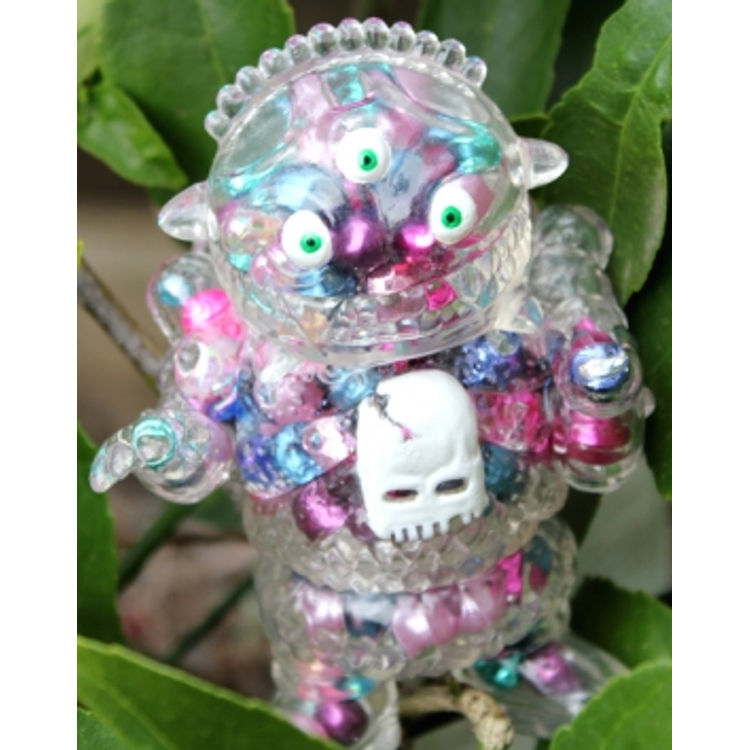 Crystal Clear Cheestroyer w Metallic Blue/Pink Insides by Bad Teeth Comics