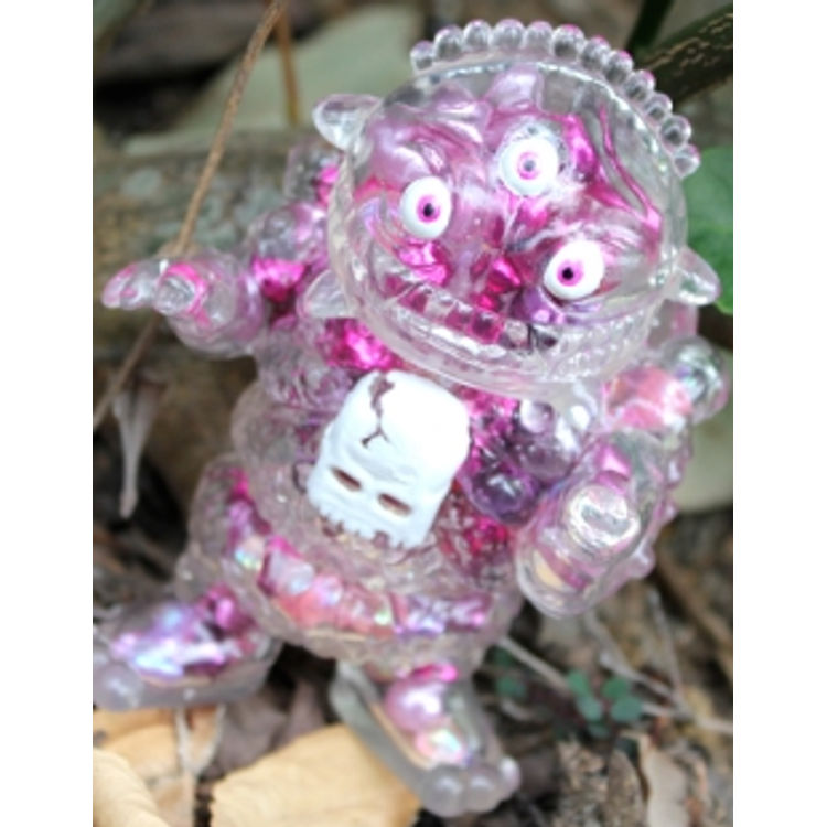 Crystal Clear Cheestroyer w Metallic Pink Insides by Bad Teeth Comics