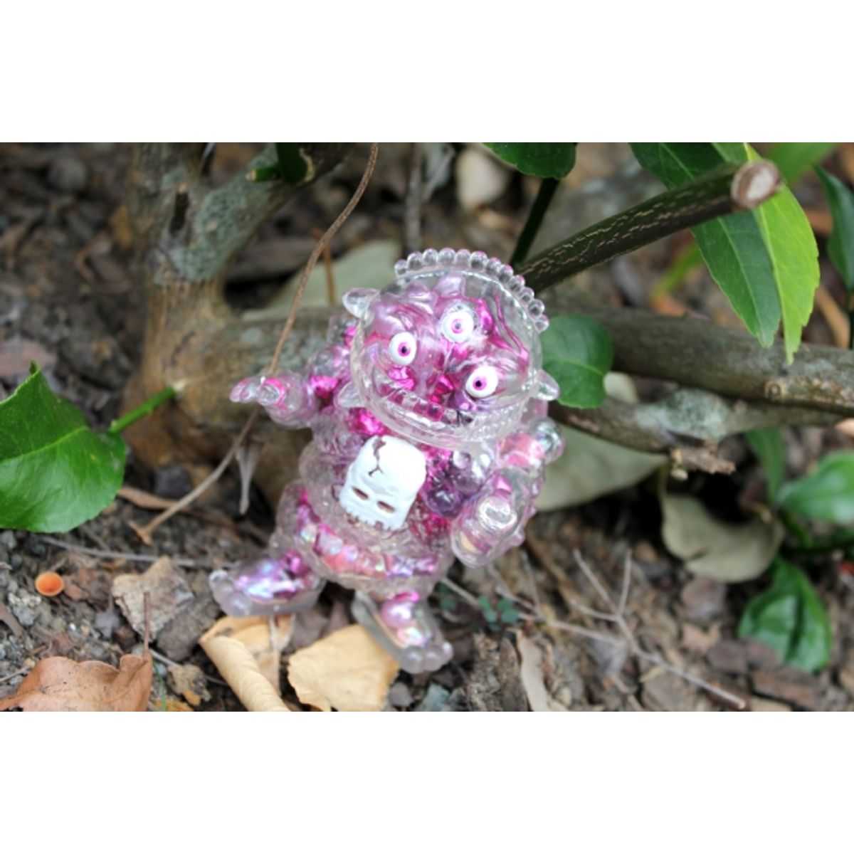 Crystal Clear Cheestroyer w Metallic Pink Insides