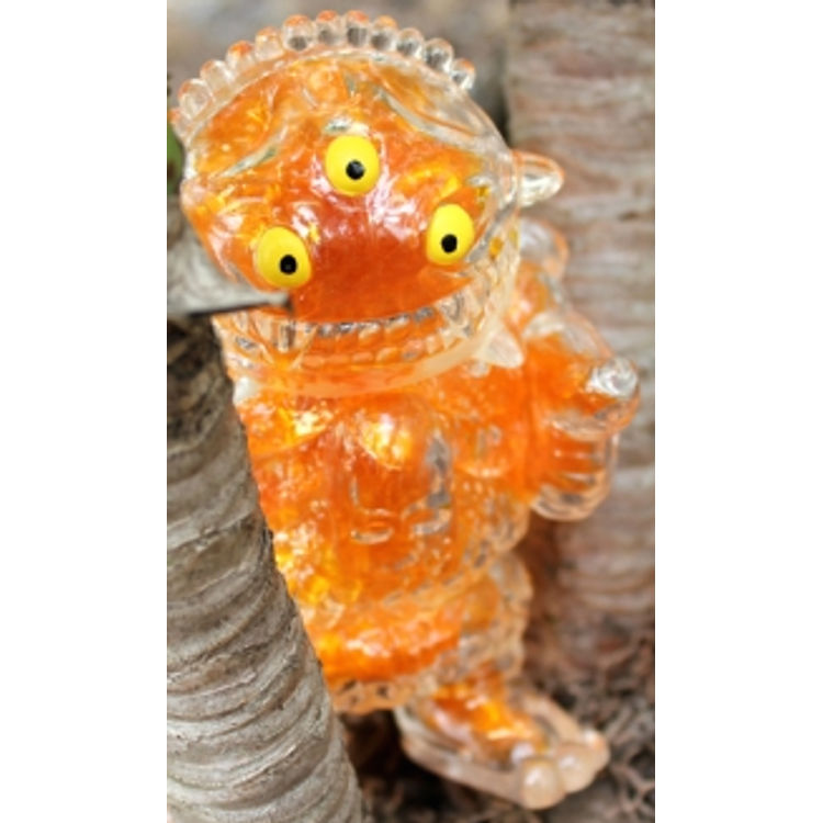 Crystal Clear Cheestroyer w Orange Insides by Bad Teeth Comics