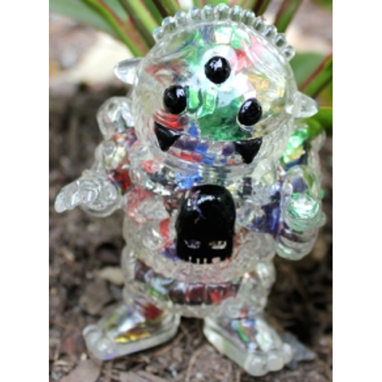 Crystal Clear Cheestroyer w Multi-coloured Insides by Bad Teeth Comics