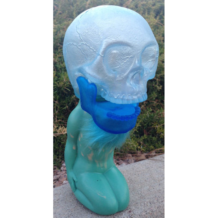 Dokuro-chan - teal body/goatee by Grody Shogun