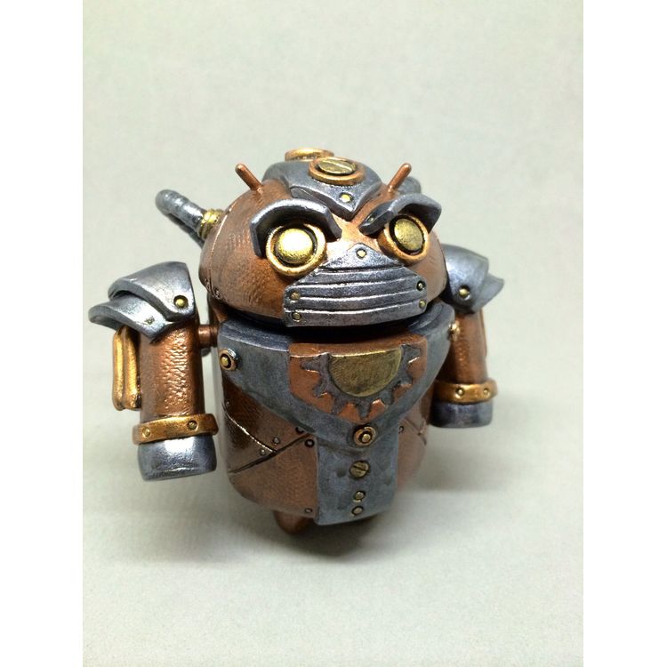 Steampunk'd Power Pack and Tubes Android Bronze by Tanya Davis