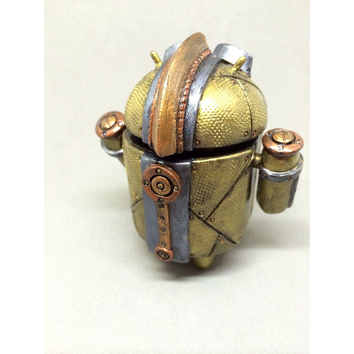Steampunk'd Google Android Gold