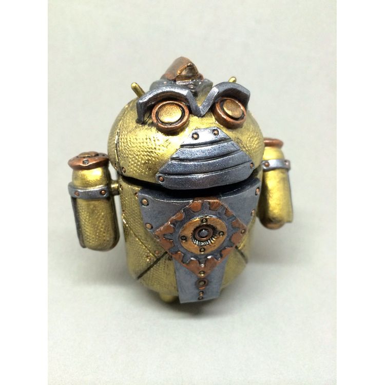 Steampunk'd Google Android Gold by Tanya Davis
